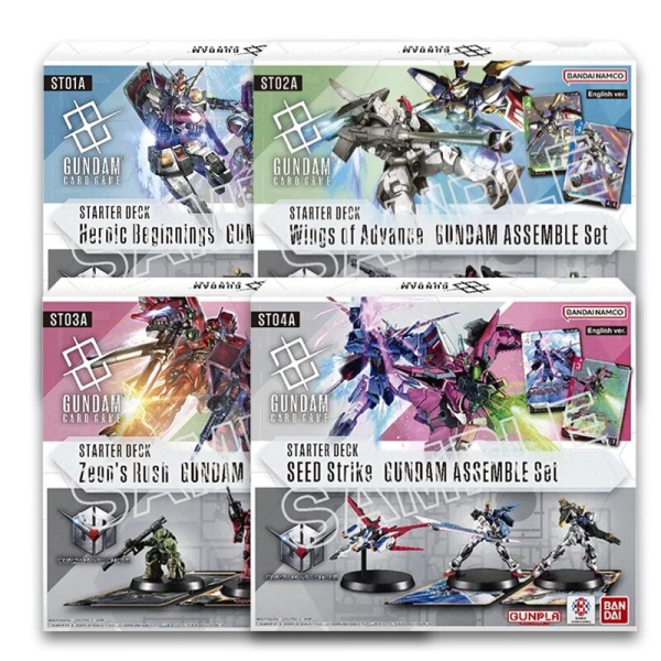 Lot de Starters Decks Sta - EN - Gundam Card Game
