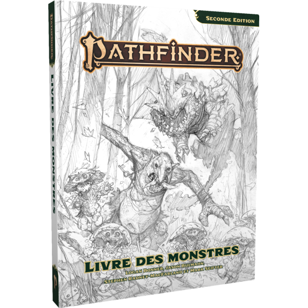 Pathfinder 2 - Livre des monstres version croquis