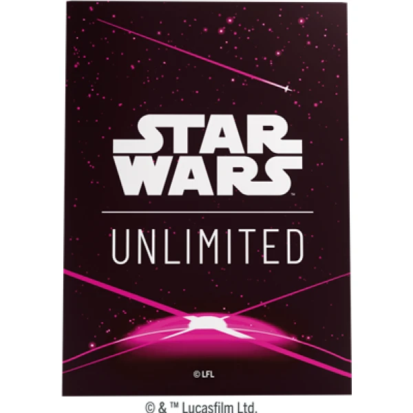 Art Sleeves Card Back Magenta - Star Wars Unlimited