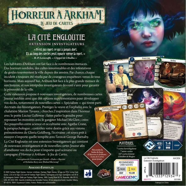 Horreur à Arkham JCE V2 – La Cité Engloutie (Investigateurs) – Image 3