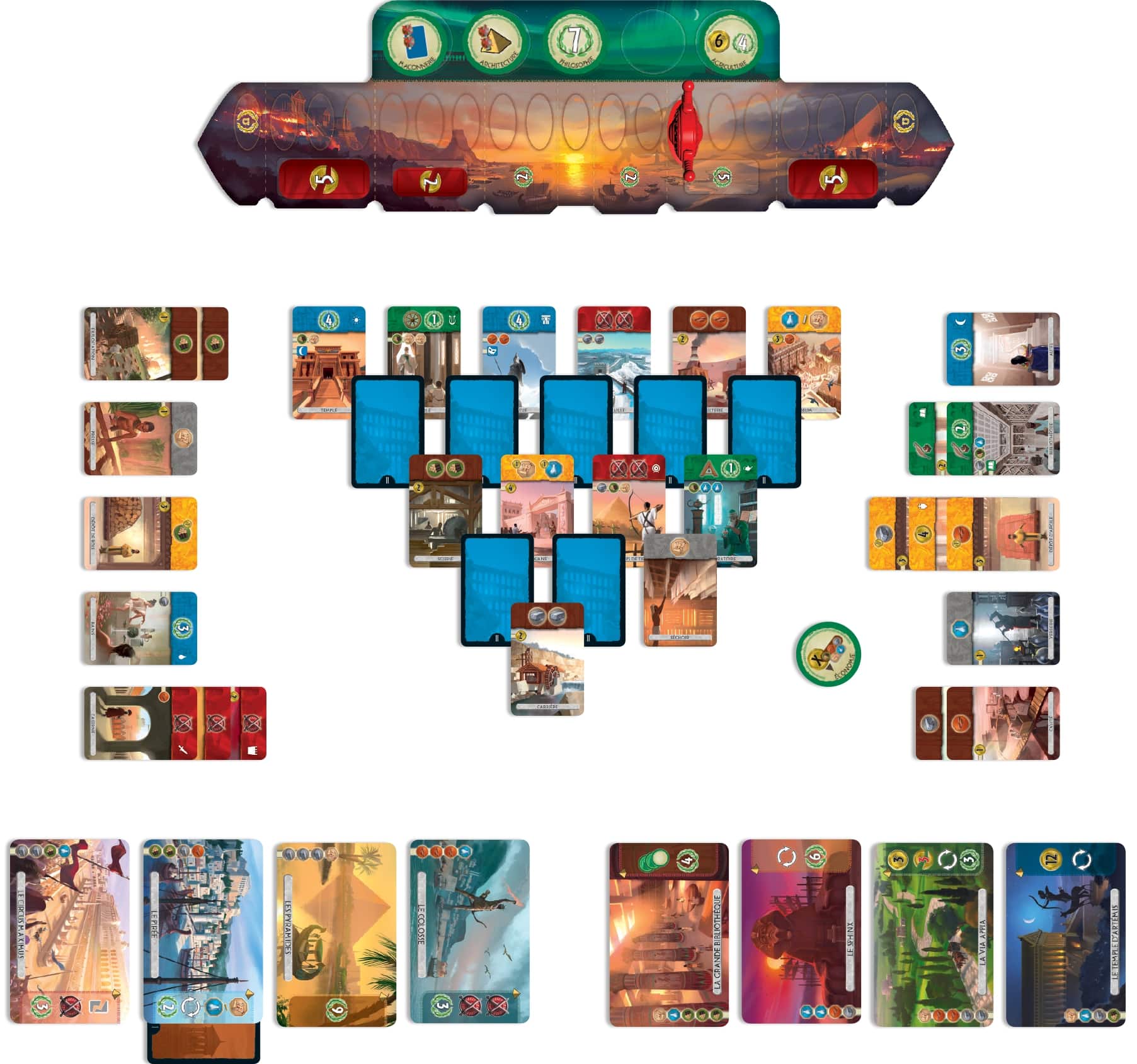 7 Wonders Duel Jeux de Soci t Ludotrotter