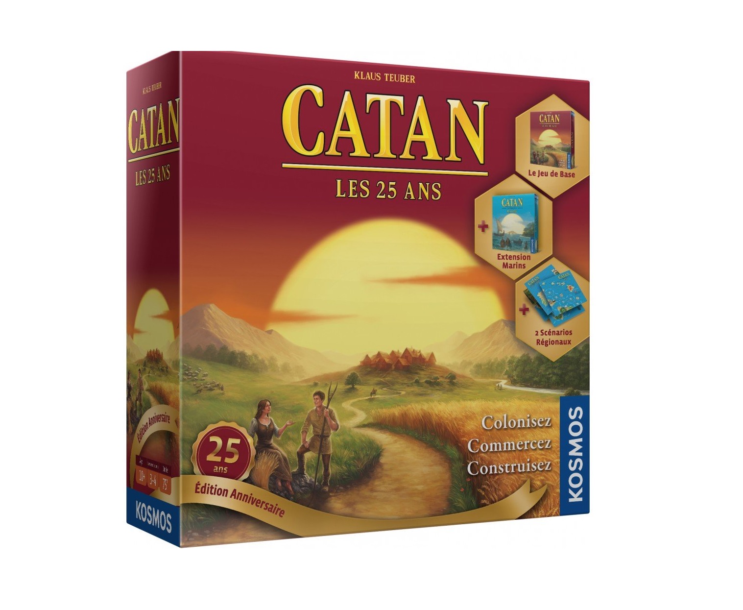 Catan Jeu De Base Edition 25 Ans Jeux De Societe Ludotrotter